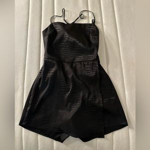 GARAGE black jumpsuit dress